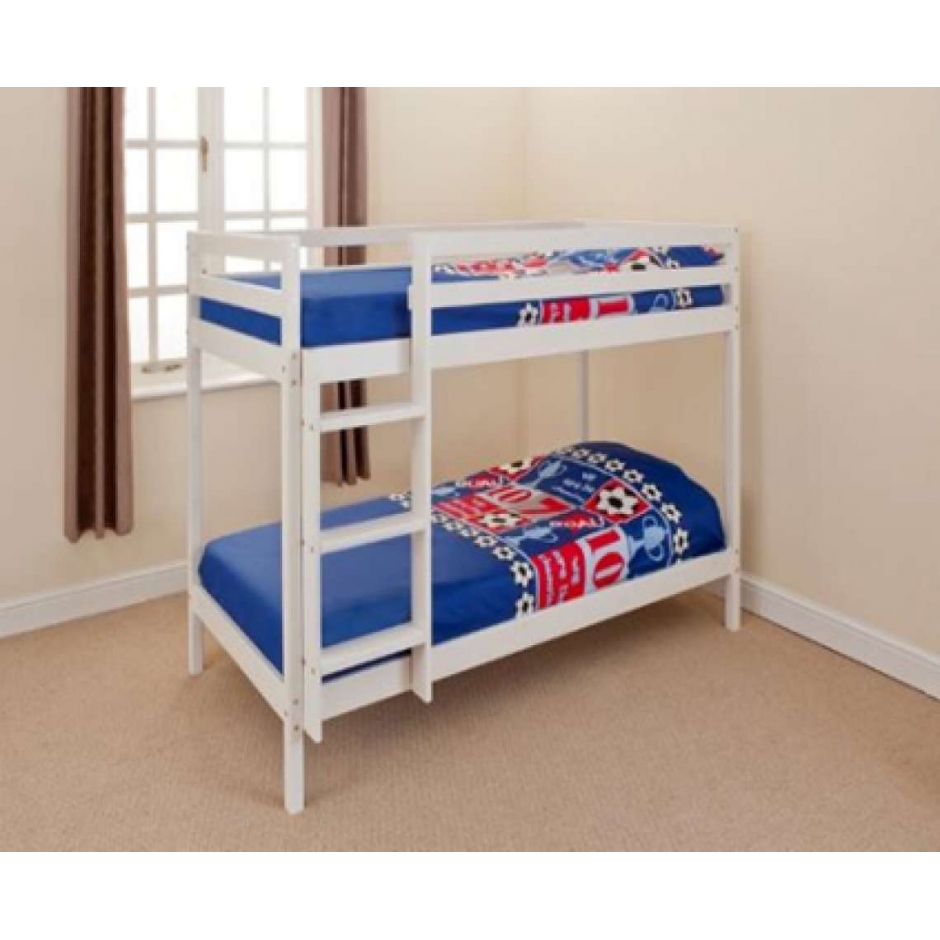 Children's Zoe Wooden Bunk Bed with or without Mattresses